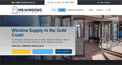 Desktop Screenshot of mrwindows.com.au